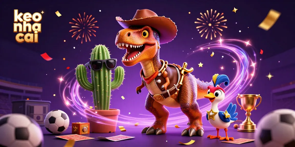 Engage in the action with keo nha cai sports betting in a vibrant casino-themed scene.