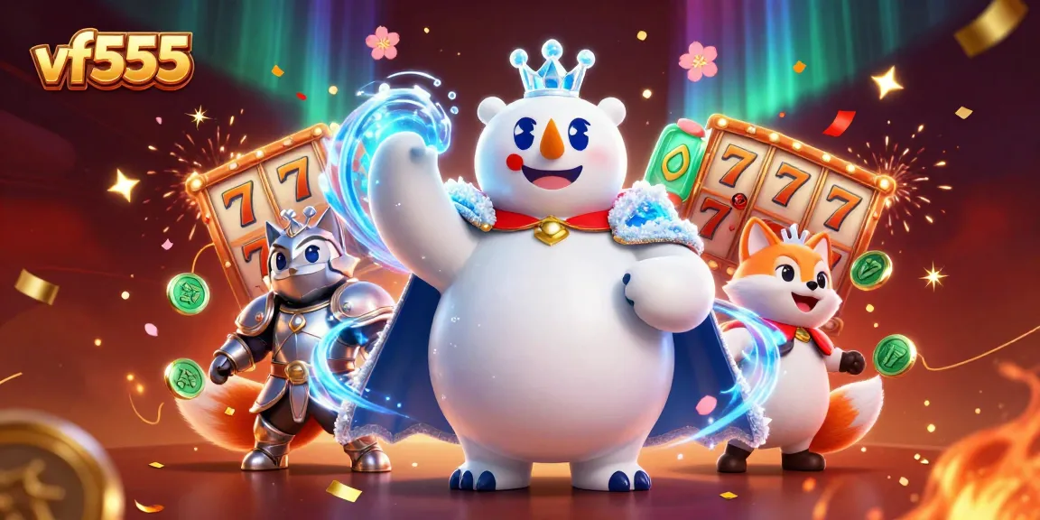 Engage with vf555 through thrilling slot games surrounded by a dynamic and festive atmosphere.