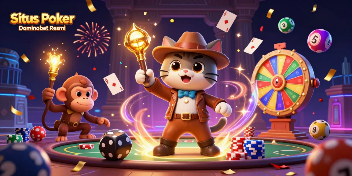 Join the excitement at Situs Poker Dominobet Resmi with thrilling poker games and dynamic action!