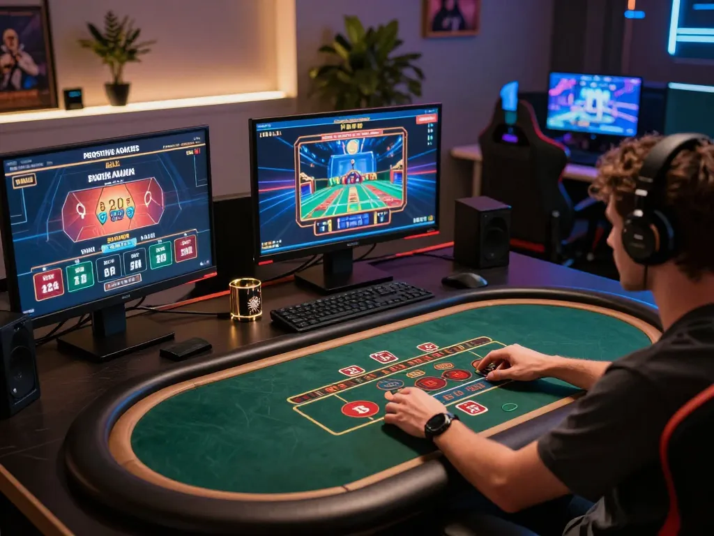 Experience exciting gameplay at nhà cái qq88 as players engage in live poker games at home.