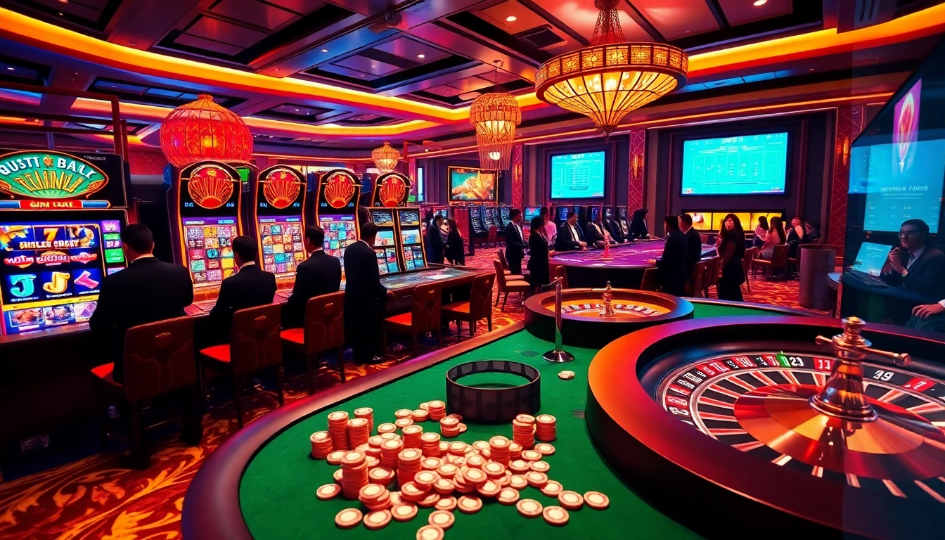 Experience thrilling moments at Xin 88 with exciting casino games, vibrant slot machines, and enthusiastic players.