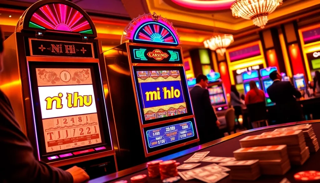 Experience thrilling gameplay with nổ hũ at an exciting casino slot machine.