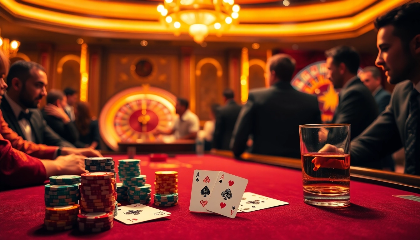 Engage in a thrilling game of poker at https://f168.tools/ with vibrant chips and cards highlighting potential wins.
