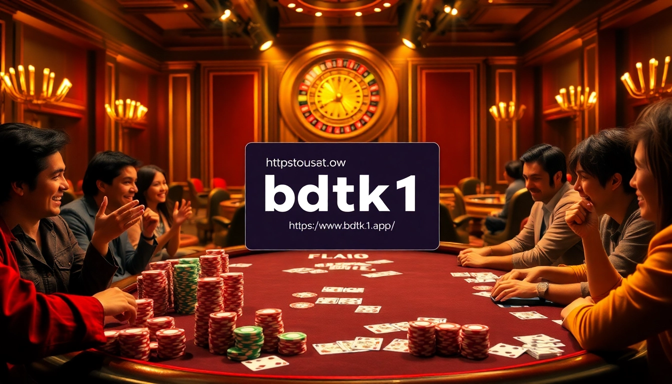 Experience luxury gambling at https://www.bdtk1.app/ with vibrant poker games and exciting casino elements.