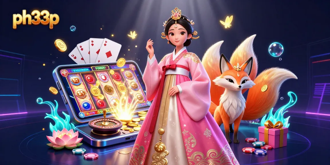 Spin to win at ph33p online casino with vibrant slots and a charming nine-tailed fox!