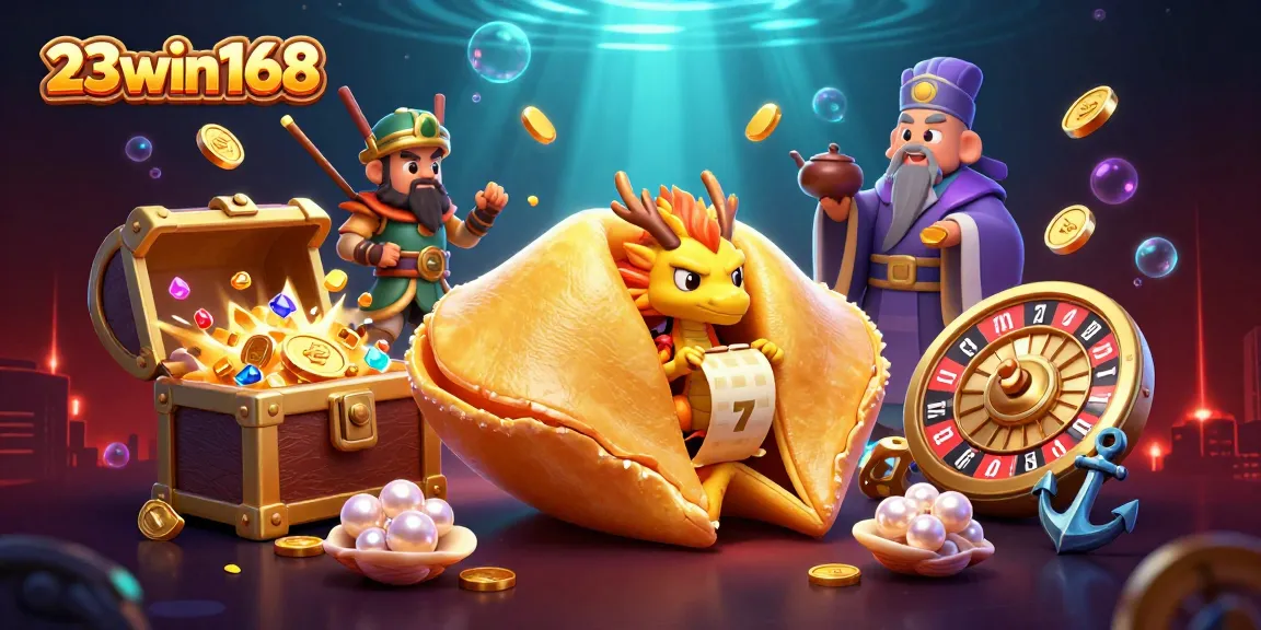 Experience winning at 23win168 with vibrant and engaging casino visuals, showcasing fortune and adventure.